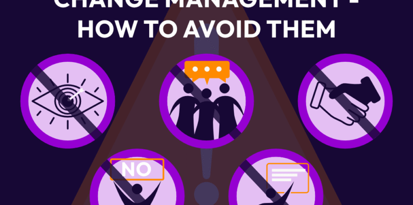 Text showing 5 Critical Change Management Mistakes – And How to Avoid Them