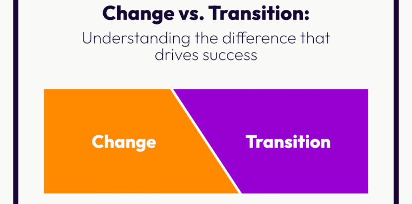 Change Vs. Transition: Understanding the Difference That Drives Success