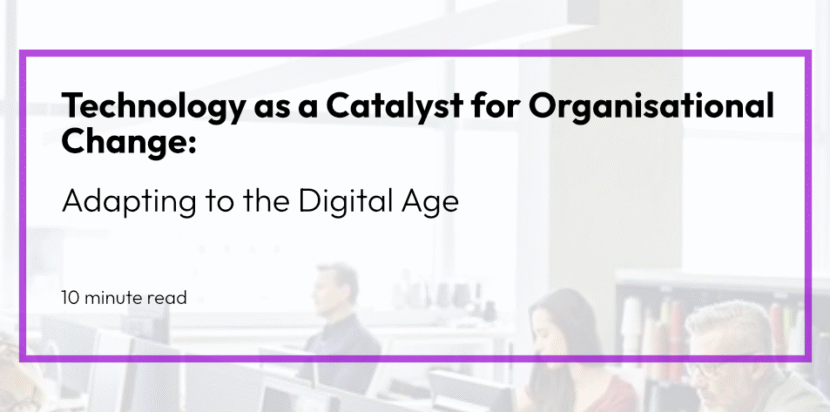 Technology as a catalyst for change