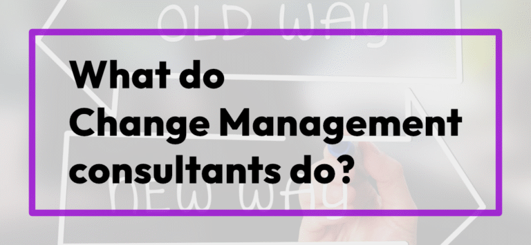 What Do Change Management Consultants Do?